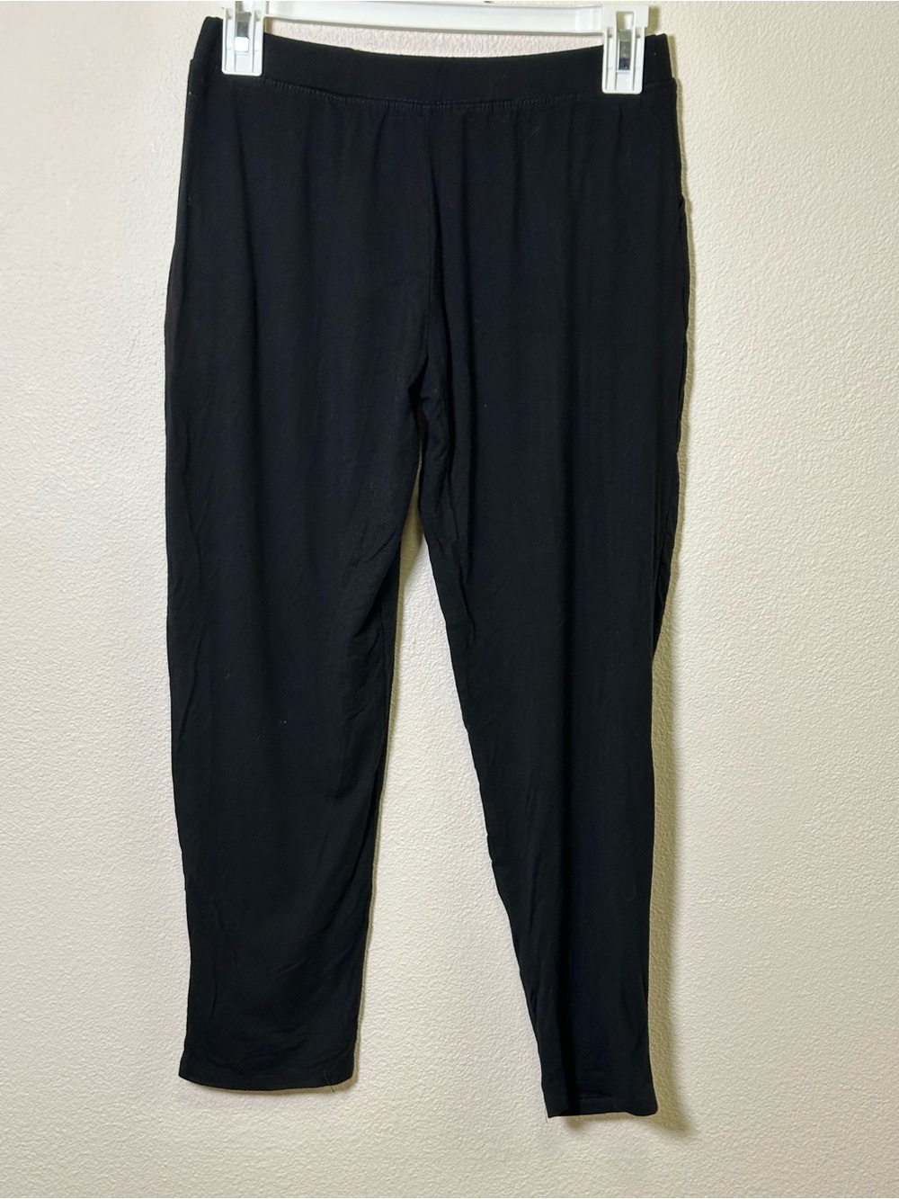 CHANEL Black Joggers with White Vertical Logo - Picture 3 of 3